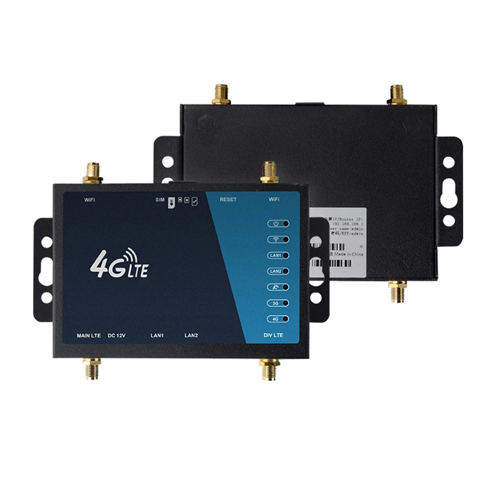 4G LTE Router Industrial Grade 4G Wireless Router 300Mbps 4G LTE CAT6 SIM Card Router Firewall Protection Support 32 Wifi Users FUN GUYS SHOP   FUN GUY WORLD