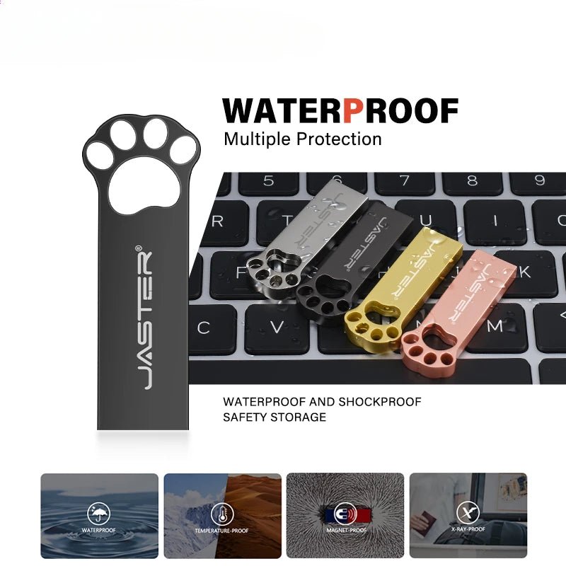 Black Cat's Paw USB Flash Drive 128GB Free Custom Logo Memory Stick 64GB Gold Metal Pen Drive 32GB Free Key Chain U Disk 16GB - FUN GUY WORLD FUN GUYS SHOP FUN GUY WORLD 14:350850Golden;200007763:201336100;26:3860  8 GB Golden China Mainland Black Cat's Paw USB Flash Drive 128GB Free Custom Logo Memory Stick 64GB Gold Metal Pen Drive 32GB Free Key Chain U Disk 16GB FUN GUYS SHOP FUN GUY WORLD