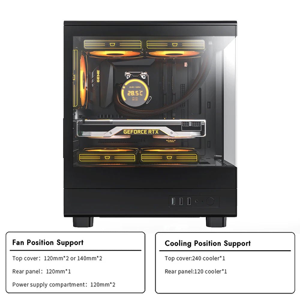 Darkflash DB330M PC Case M - ATX Desktop 270 ° Sea View Room Computer Case USB3.0 Double - Sided Transparent Glass Gamer Cabinet - FUN GUY WORLD FUN GUYS SHOP FUN GUY WORLD 14:173BLACK Chassis DL240  BLACK Chassis DL240 Darkflash DB330M PC Case M - ATX Desktop 270 ° Sea View Room Computer Case USB3.0 Double - Sided Transparent Glass Gamer Cabinet FUN GUYS SHOP FUN GUY WORLD