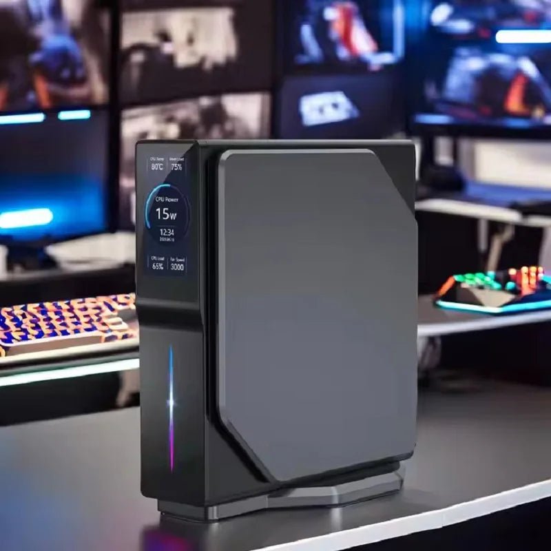 Intel 12th Gen Alder Lake N150 Mini PC M.2 NVMe SSD Mini Computer Gaming Computer LCD Screen Vertical Mini Tower - FUN GUYS SHOP FUN GUYS SHOP FUN GUYS SHOP 200000605:200004548;200007763:201336100;5:239934248016G RAM 1TB SSD  16G RAM 1TB SSD UK China Mainland Intel 12th Gen Alder Lake N150 Mini PC M.2 NVMe SSD Mini Computer Gaming Computer LCD Screen Vertical Mini Tower