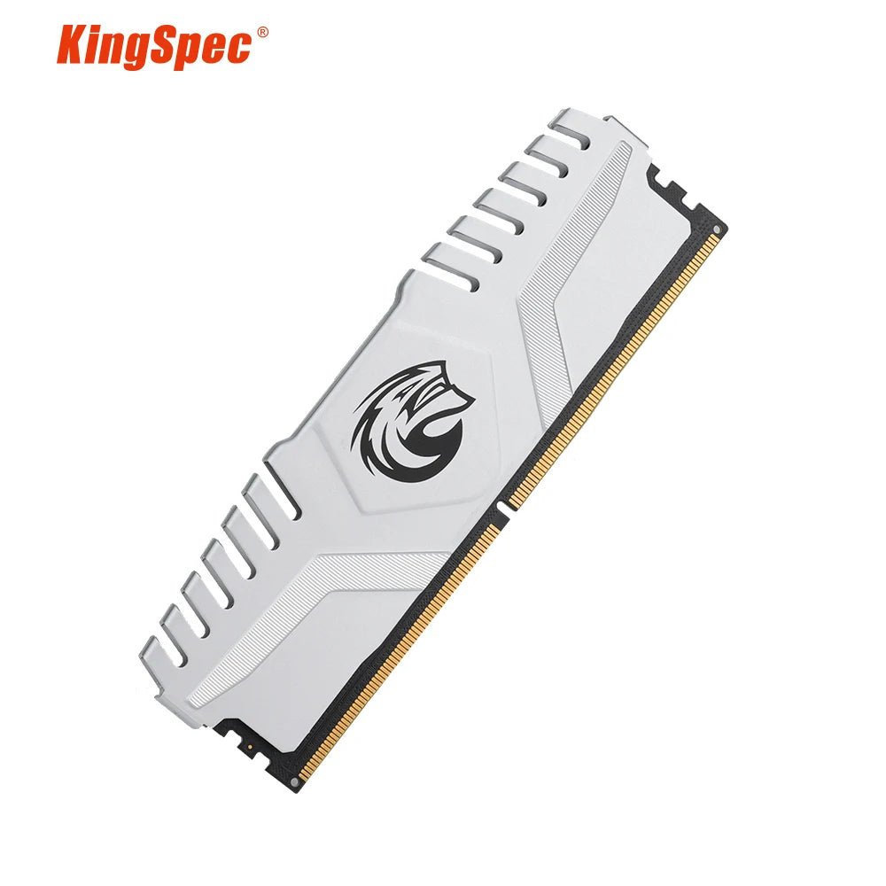 KingSpec DDR5 RAM Memory 32GB 16GBX2 6000MHZ 6400MHz DDR4 3200MHz 2666Mhz UDIMM Internal Memory Module for Desktop PC - FUN GUY WORLD FUN GUYS SHOP FUN GUY WORLD 497:1983117041;6:1983116693DDR5 6000Mhz White  16GBx2 DDR5 6000Mhz White KingSpec DDR5 RAM Memory 32GB 16GBX2 6000MHZ 6400MHz DDR4 3200MHz 2666Mhz UDIMM Internal Memory Module for Desktop PC FUN GUYS SHOP FUN GUY WORLD