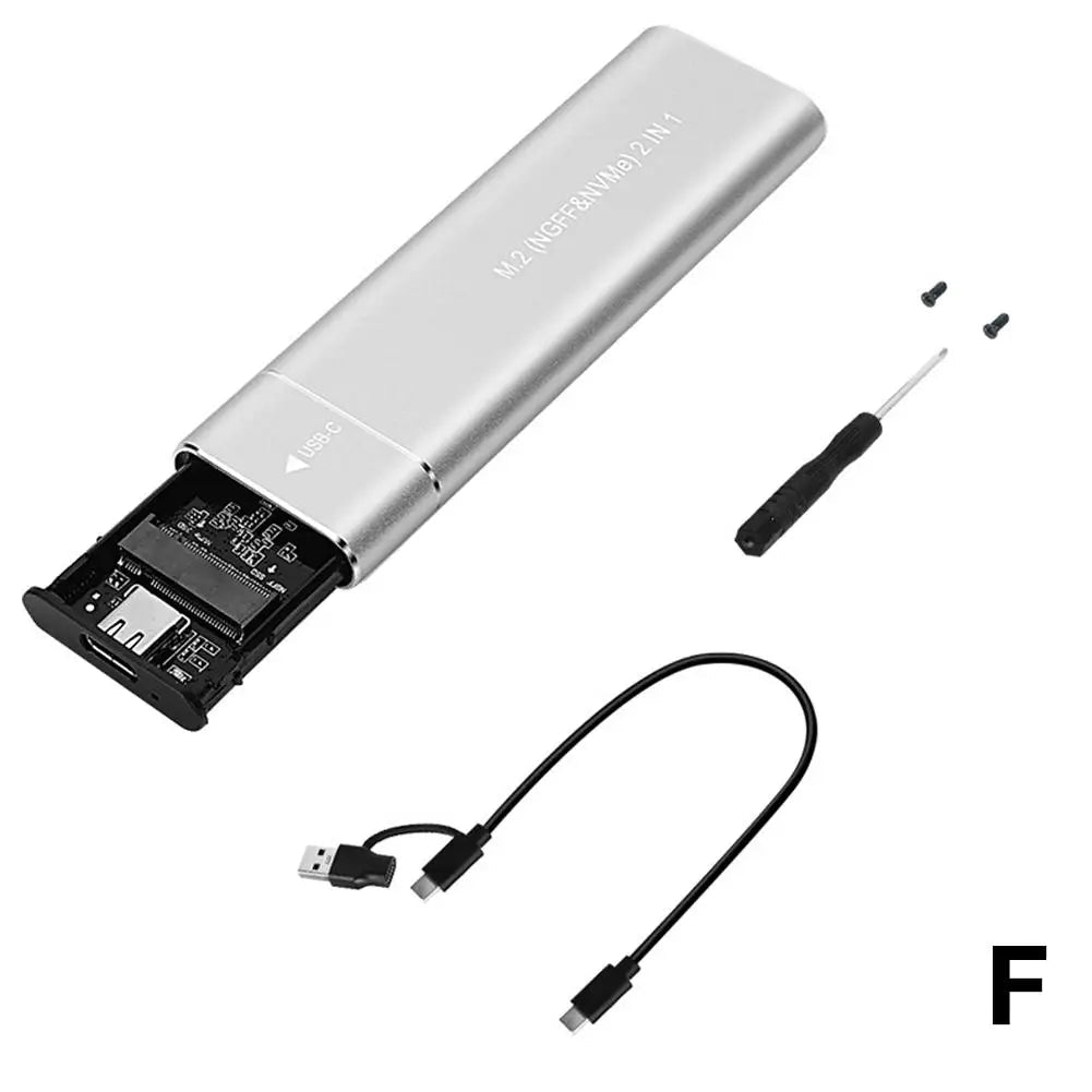 NVME M.2 Solid State Drive External Enclosure 2230/2242/2260/2280 M.2 To USB C 10Gbps SSD Aluminum Case Type C For M And B&M Key - FUN GUY WORLD FUN GUYS SHOP FUN GUY WORLD 14:193F  F NVME M.2 Solid State Drive External Enclosure 2230/2242/2260/2280 M.2 To USB C 10Gbps SSD Aluminum Case Type C For M And B&M Key FUN GUYS SHOP FUN GUY WORLD
