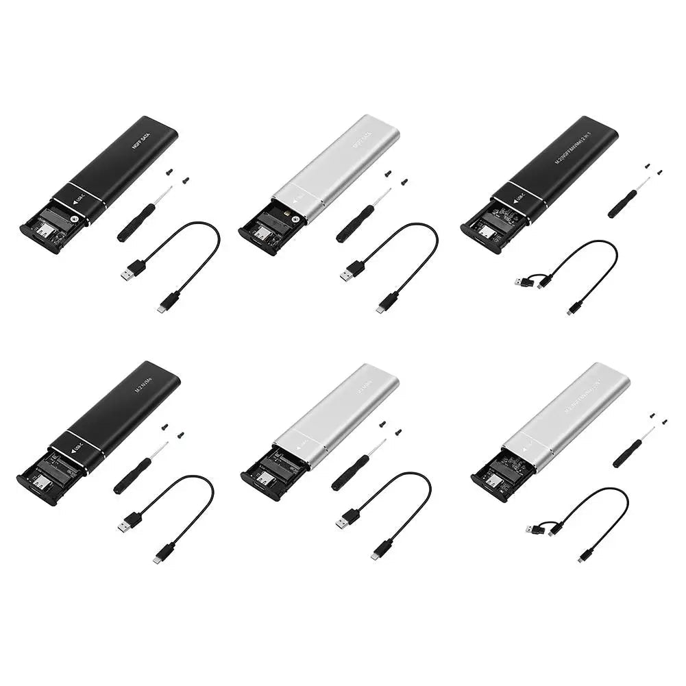 NVME M.2 Solid State Drive External Enclosure 2230/2242/2260/2280 M.2 To USB C 10Gbps SSD Aluminum Case Type C For M And B&M Key - FUN GUY WORLD FUN GUYS SHOP FUN GUY WORLD 14:350850A  A NVME M.2 Solid State Drive External Enclosure 2230/2242/2260/2280 M.2 To USB C 10Gbps SSD Aluminum Case Type C For M And B&M Key FUN GUYS SHOP FUN GUY WORLD