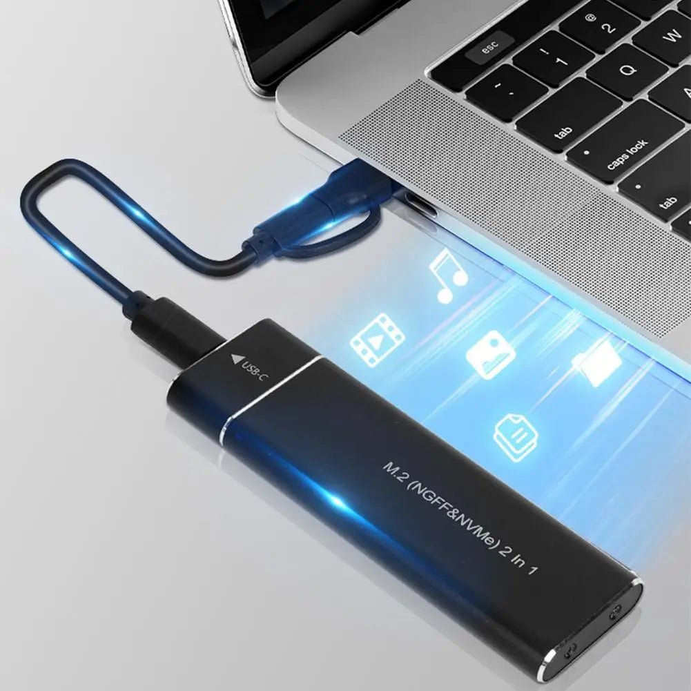 NVME M.2 Solid State Drive External Enclosure 2230/2242/2260/2280 M.2 To USB C 10Gbps SSD Aluminum Case Type C For M And B&M Key - FUN GUY WORLD FUN GUYS SHOP FUN GUY WORLD 14:350850A  A NVME M.2 Solid State Drive External Enclosure 2230/2242/2260/2280 M.2 To USB C 10Gbps SSD Aluminum Case Type C For M And B&M Key FUN GUYS SHOP FUN GUY WORLD