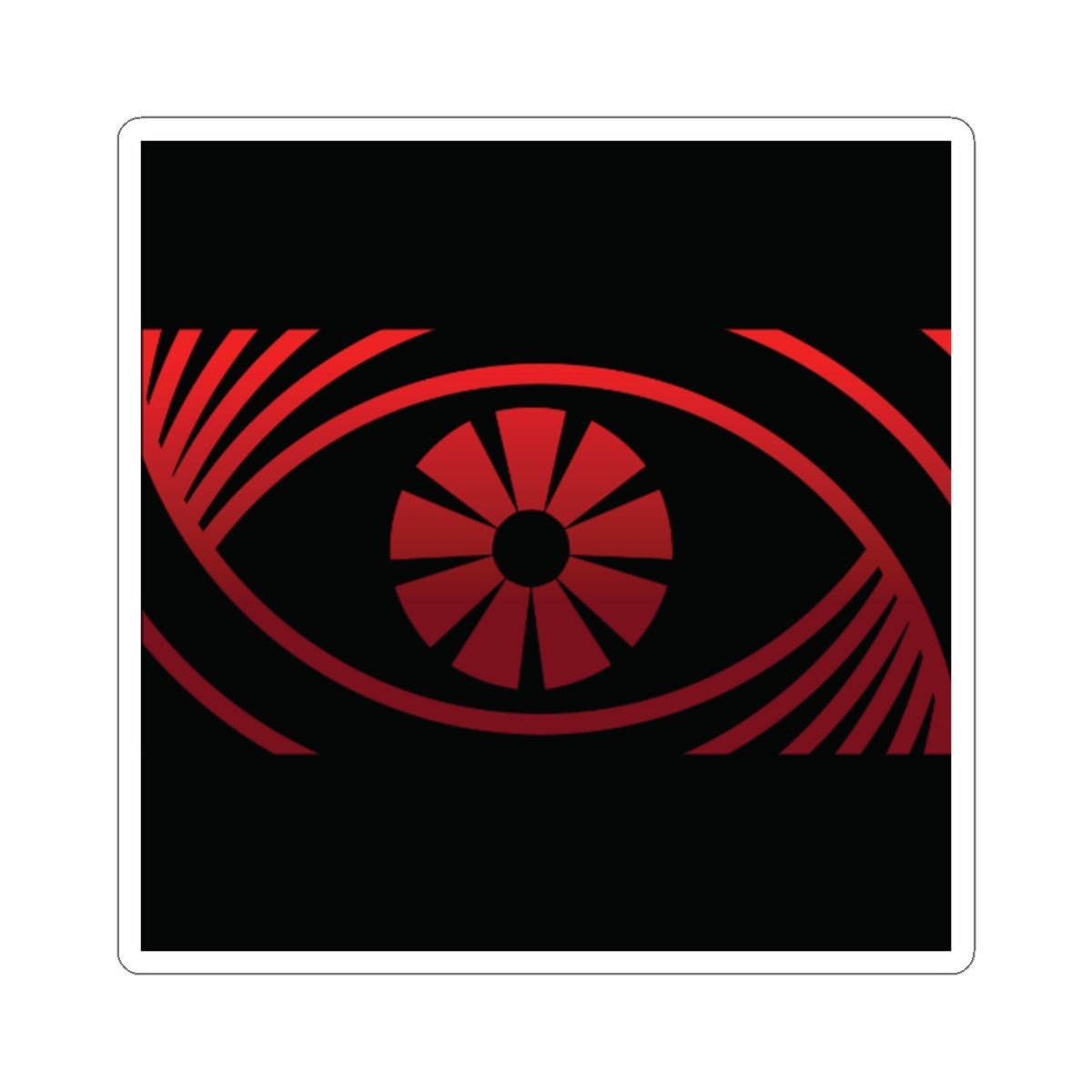 Red Eye DJ Kiss - Cut Sticker — Music Merch Sticker Pack - FUN GUY WORLD Paper products Printify FUN GUY WORLD 19898599093283330569  4" × 4" White Red Eye DJ Kiss - Cut Sticker — Music Merch Sticker Pack Printify Paper products FUN GUY WORLD