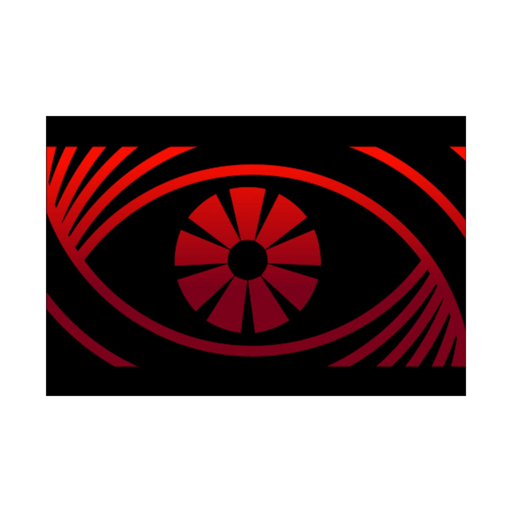 Red Eye Graphic Poster — Matte Horizontal Art Print - FUN GUY WORLD Poster Printify FUN GUY WORLD 14644117845194402100  18" x 18" Matte Red Eye Graphic Poster — Matte Horizontal Art Print Printify Poster FUN GUY WORLD