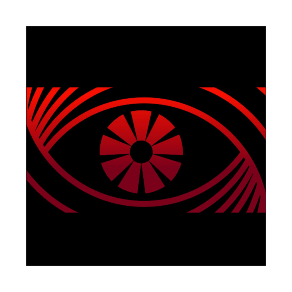 Red Eye Graphic Poster — Matte Horizontal Art Print - FUN GUY WORLD Poster Printify FUN GUY WORLD 14644117845194402100  18" x 18" Matte Red Eye Graphic Poster — Matte Horizontal Art Print Printify Poster FUN GUY WORLD