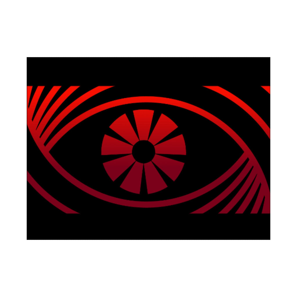 Red Eye Graphic Poster — Matte Horizontal Art Print - FUN GUY WORLD Poster Printify FUN GUY WORLD 14644117845194402100  18" x 18" Matte Red Eye Graphic Poster — Matte Horizontal Art Print Printify Poster FUN GUY WORLD