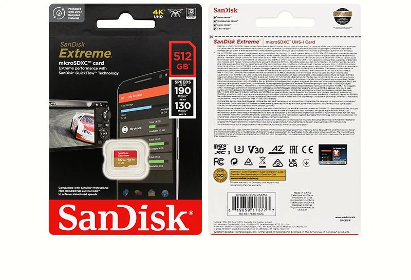 SanDisk Extreme U3 V30 A2 microSDXC Memory Card 1TB 512GB 256GB 128GB 64GB 32GB Class 10 Micro SD Card Microsd Flash TF Cards - FUN GUY WORLD FUN GUYS SHOP FUN GUY WORLD 26:200002719256GB  256GB SanDisk Extreme U3 V30 A2 microSDXC Memory Card 1TB 512GB 256GB 128GB 64GB 32GB Class 10 Micro SD Card Microsd Flash TF Cards FUN GUYS SHOP FUN GUY WORLD