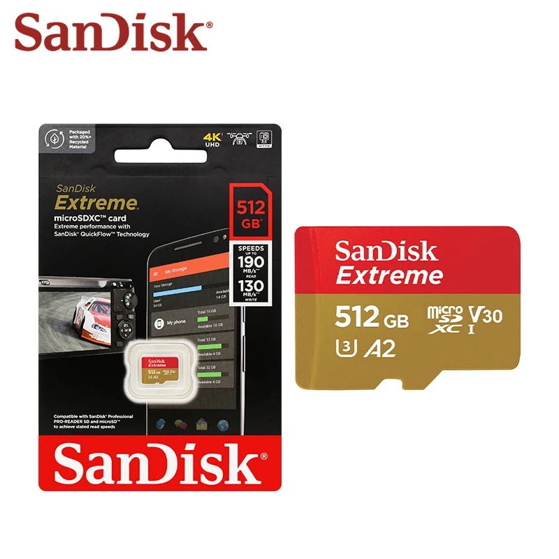 SanDisk Extreme U3 V30 A2 microSDXC Memory Card 1TB 512GB 256GB 128GB 64GB 32GB Class 10 Micro SD Card Microsd Flash TF Cards - FUN GUYS SHOP FUN GUYS SHOP FUN GUYS SHOP 26:200002719256GB  256GB SanDisk Extreme U3 V30 A2 microSDXC Memory Card 1TB 512GB 256GB 128GB 64GB 32GB Class 10 Micro SD Card Microsd Flash TF Cards