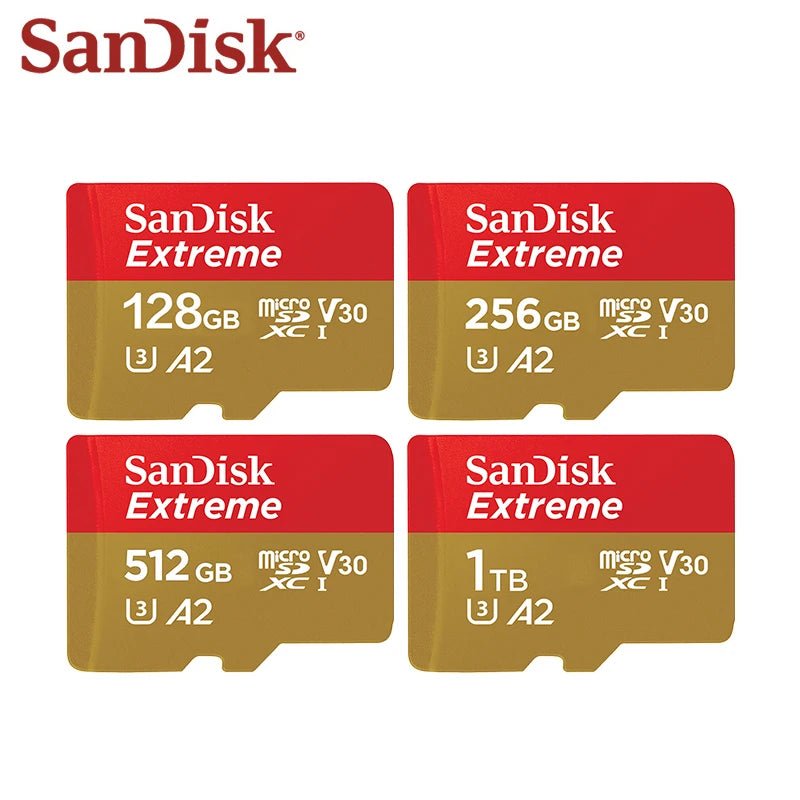 SanDisk Extreme U3 V30 A2 microSDXC Memory Card 1TB 512GB 256GB 128GB 64GB 32GB Class 10 Micro SD Card Microsd Flash TF Cards - FUN GUYS SHOP FUN GUYS SHOP FUN GUYS SHOP 26:200002719256GB  256GB SanDisk Extreme U3 V30 A2 microSDXC Memory Card 1TB 512GB 256GB 128GB 64GB 32GB Class 10 Micro SD Card Microsd Flash TF Cards