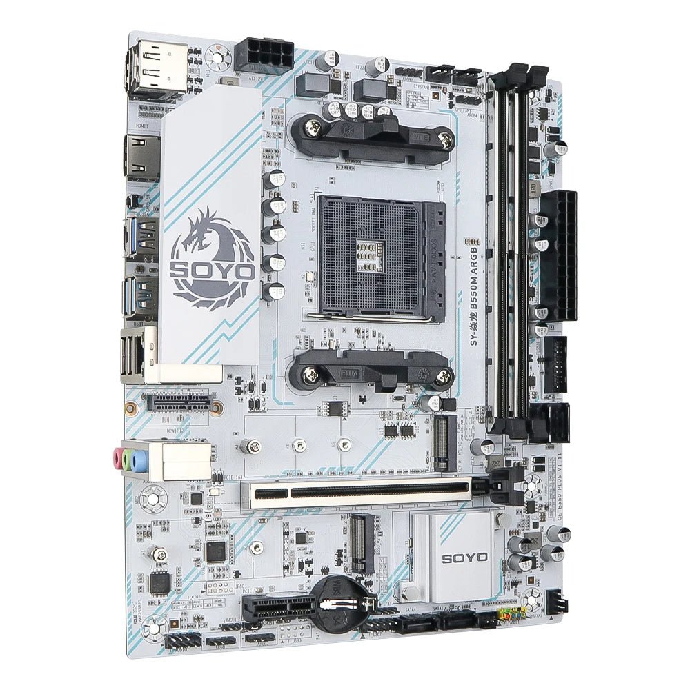 SOYO AMD B550M Gaming Motherboard USB3.1 M.2 Nvme Sata3 DDR4 Dual Channel Supports RYZEN R3 R5 R7 3000 4000 5000 CPU AM4 Socket - FUN GUY WORLD FUN GUYS SHOP FUN GUY WORLD 200000828:22814028046  Motherboard+CPU SOYO AMD B550M Gaming Motherboard USB3.1 M.2 Nvme Sata3 DDR4 Dual Channel Supports RYZEN R3 R5 R7 3000 4000 5000 CPU AM4 Socket FUN GUYS SHOP FUN GUY WORLD