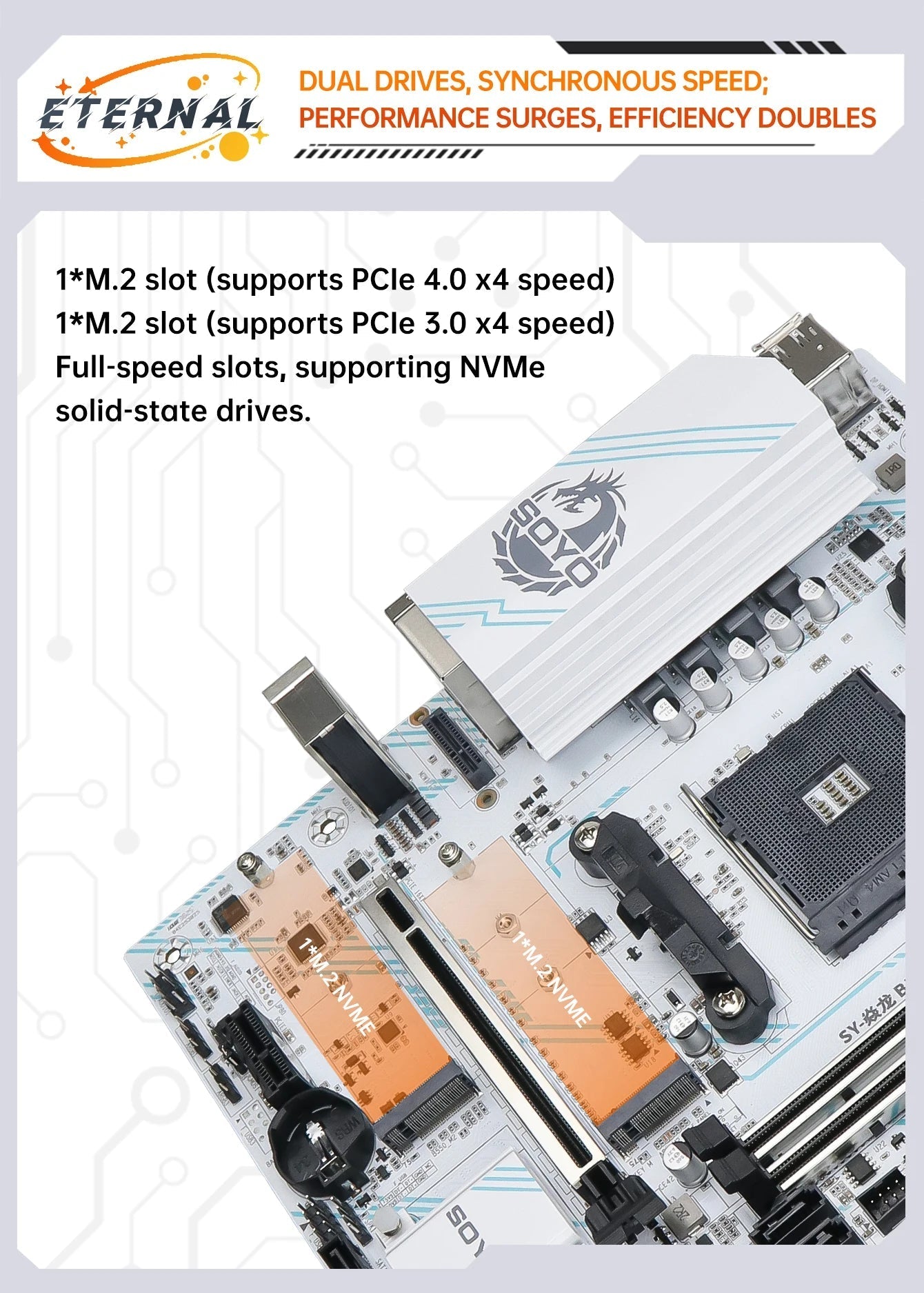 SOYO AMD B550M Gaming Motherboard USB3.1 M.2 Nvme Sata3 DDR4 Dual Channel Supports RYZEN R3 R5 R7 3000 4000 5000 CPU AM4 Socket - FUN GUY WORLD FUN GUYS SHOP FUN GUY WORLD 200000828:22814028046  Motherboard+CPU SOYO AMD B550M Gaming Motherboard USB3.1 M.2 Nvme Sata3 DDR4 Dual Channel Supports RYZEN R3 R5 R7 3000 4000 5000 CPU AM4 Socket FUN GUYS SHOP FUN GUY WORLD