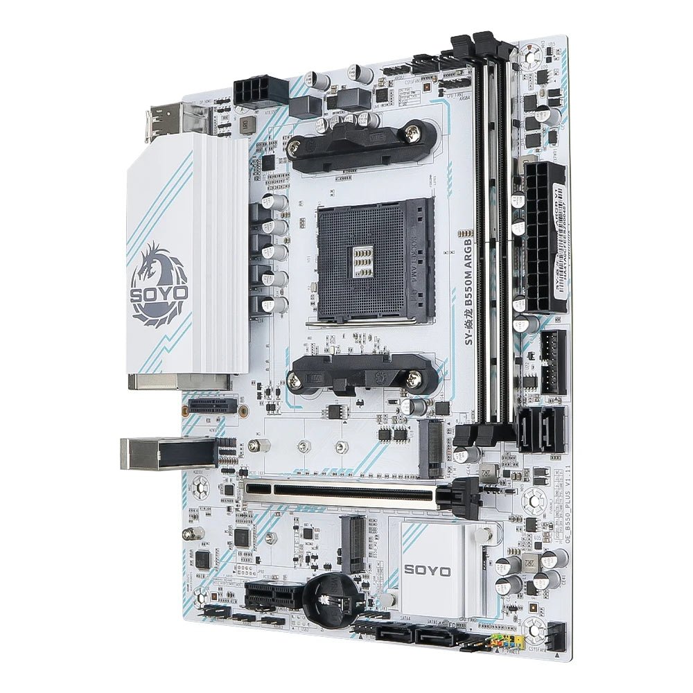 SOYO AMD B550M Gaming Motherboard USB3.1 M.2 Nvme Sata3 DDR4 Dual Channel Supports RYZEN R3 R5 R7 3000 4000 5000 CPU AM4 Socket - FUN GUY WORLD FUN GUYS SHOP FUN GUY WORLD 200000828:22814028046  Motherboard+CPU SOYO AMD B550M Gaming Motherboard USB3.1 M.2 Nvme Sata3 DDR4 Dual Channel Supports RYZEN R3 R5 R7 3000 4000 5000 CPU AM4 Socket FUN GUYS SHOP FUN GUY WORLD