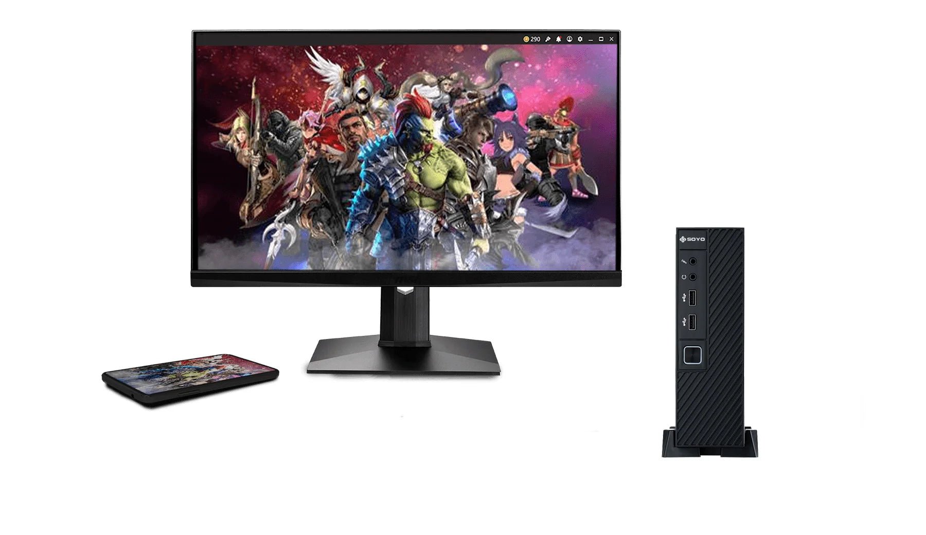 SOYO New Mini PC N5095 Intel 11th 8GB 16GB DDR4 M.2 256GB 512GB 1TB SSD Windows11/10 4K 60Hz HDMI VGA Office Gaming Computer - FUN GUY WORLD FUN GUYS SHOP FUN GUY WORLD 200007763:201336100;5:570000358GB RAM-256GB SSD  8GB RAM - 256GB SSD China Mainland SOYO New Mini PC N5095 Intel 11th 8GB 16GB DDR4 M.2 256GB 512GB 1TB SSD Windows11/10 4K 60Hz HDMI VGA Office Gaming Computer FUN GUYS SHOP FUN GUY WORLD