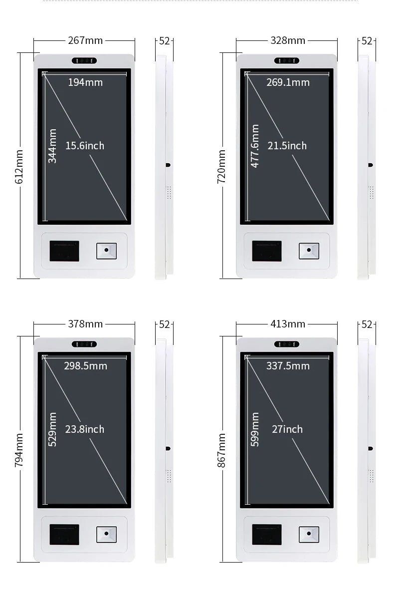 TouchWo 15.6 21.5 23.8 Inch Wall Mount Touch Screen AIO Computer Touchscreen Self Service Checkout Ordering Ticket Payment Kiosk - FUN GUY WORLD FUN GUYS SHOP FUN GUY WORLD 272:9623556621.5 inch;5:2399342480Customization  Customization 21.5 inch TouchWo 15.6 21.5 23.8 Inch Wall Mount Touch Screen AIO Computer Touchscreen Self Service Checkout Ordering Ticket Payment Kiosk FUN GUYS SHOP FUN GUY WORLD