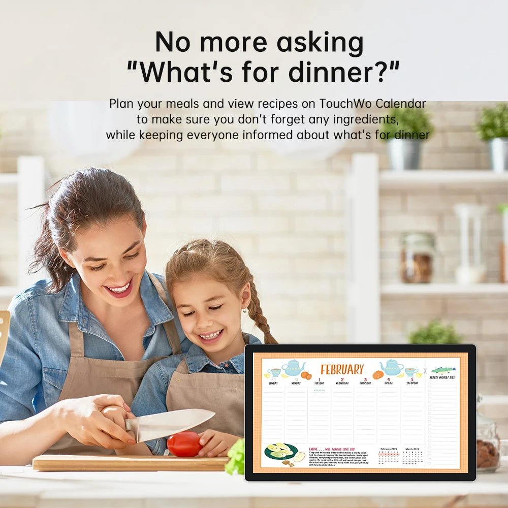 TouchWo 15.6 - 43 Inch Touchscreen Digital Calendar & Chore Chart, Smart Electronic Calendar for Work & Family Schedule - FUN GUYS SHOP FUN GUYS SHOP FUN GUYS SHOP 200000605:4;200007763:201336100;272:175Android 11 2G-16G;5:5703653923.8 inch  23.8 inch Android 11 2G - 16G Other|China Mainland TouchWo 15.6 - 43 Inch Touchscreen Digital Calendar & Chore Chart, Smart Electronic Calendar for Work & Family Schedule