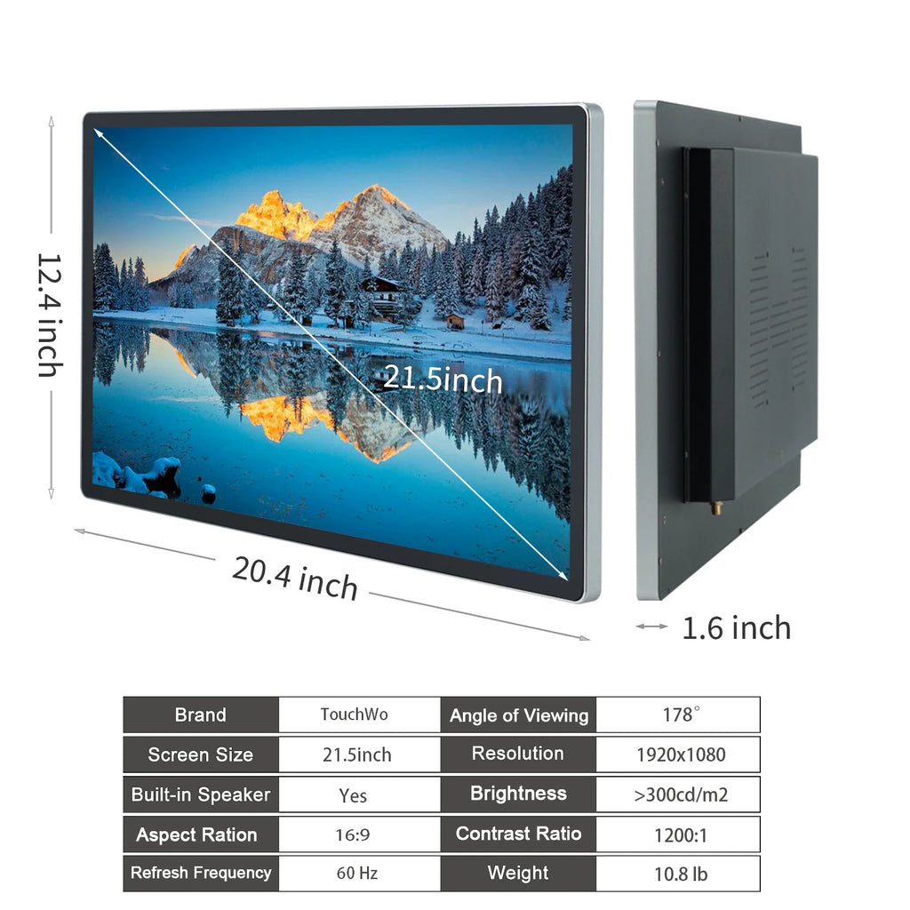 TouchWo 21.5 23.8 27 Inch Touch Screen Monitor Pc Touchscreen Monitor Industrial Android Window 10 All In One Pc For Commercial - FUN GUYS SHOP FUN GUYS SHOP FUN GUYS SHOP 200000605:4;200007763:201336100;272:17521.5 Inch;5:2399342480Win 10-i5-16G 256G  Win 10 - i5 - 16G 256G 21.5 Inch Other|China Mainland TouchWo 21.5 23.8 27 Inch Touch Screen Monitor Pc Touchscreen Monitor Industrial Android Window 10 All In One Pc For Commercial