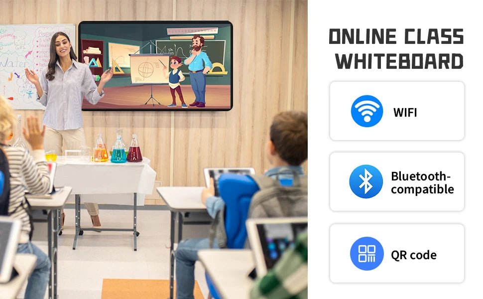 TouchWo 32 43 55 65" Interactive Whiteboard Touchscreen Monitor,All - in - One Touch Computer Smart Board For Office Classroom - FUN GUY WORLD FUN GUYS SHOP FUN GUY WORLD 200000605:201441034;200007763:201336100;272:8093Win 10 OS i5-8G-256G;5:5708526765 inch  65 inch Win 10 OS i5 - 8G - 256G JP|China Mainland TouchWo 32 43 55 65" Interactive Whiteboard Touchscreen Monitor,All - in - One Touch Computer Smart Board For Office Classroom FUN GUYS SHOP FUN GUY WORLD
