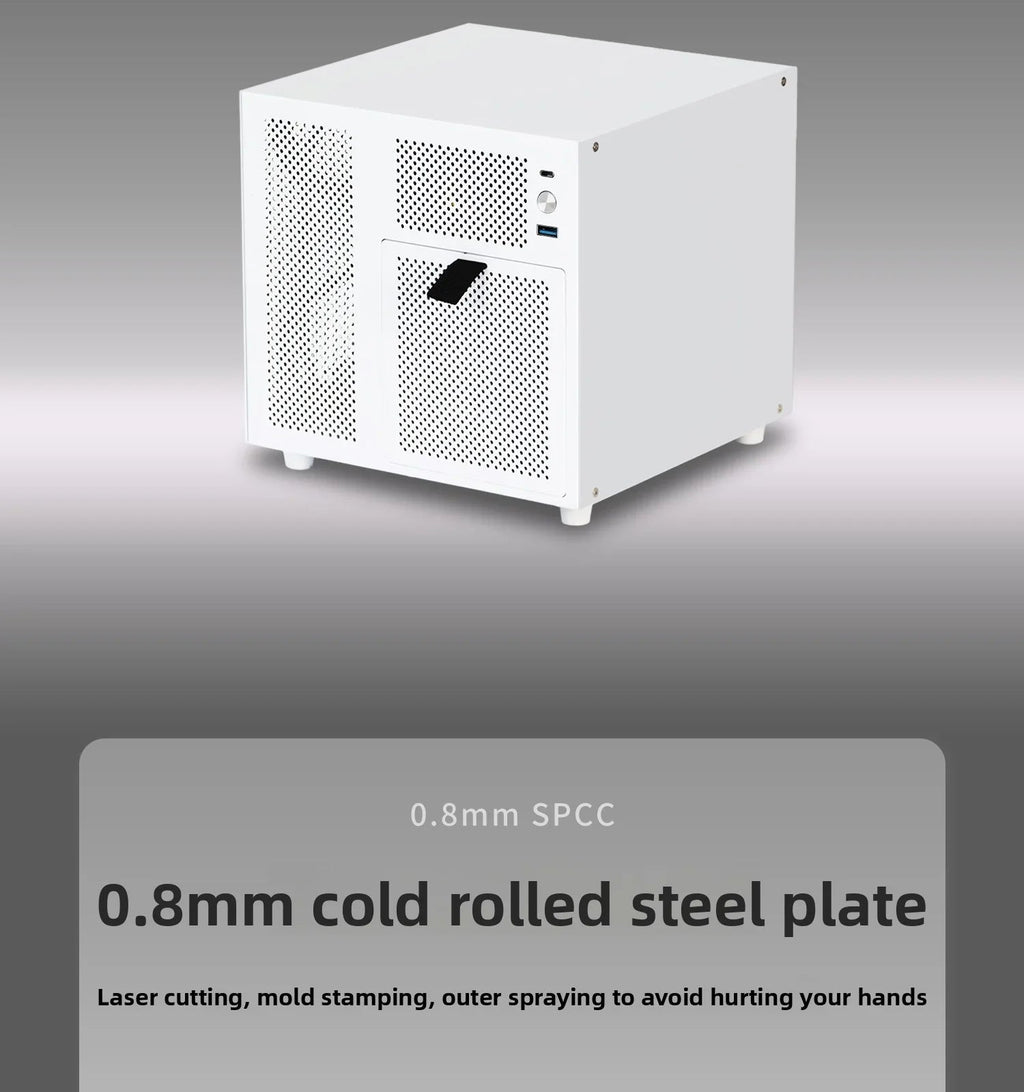 Ursa Minor 4 - bay NAS Chassis SFX Power Supply ITX Motherboard,9.9L Ultra - compact Size, 70mm Heat Sink - FUN GUY WORLD FUN GUYS SHOP FUN GUY WORLD 14:350853A Chassis White  A Chassis White Ursa Minor 4 - bay NAS Chassis SFX Power Supply ITX Motherboard,9.9L Ultra - compact Size, 70mm Heat Sink FUN GUYS SHOP FUN GUY WORLD