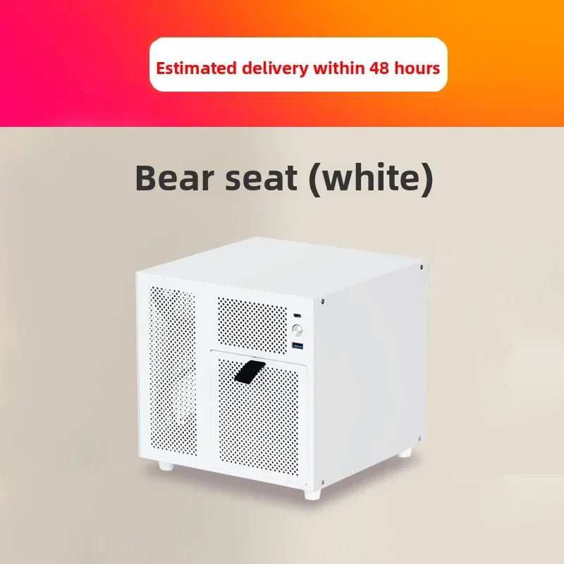 Ursa Minor 4 - bay NAS Chassis SFX Power Supply ITX Motherboard,9.9L Ultra - compact Size, 70mm Heat Sink - FUN GUY WORLD FUN GUYS SHOP FUN GUY WORLD 14:350853A Chassis White  A Chassis White Ursa Minor 4 - bay NAS Chassis SFX Power Supply ITX Motherboard,9.9L Ultra - compact Size, 70mm Heat Sink FUN GUYS SHOP FUN GUY WORLD