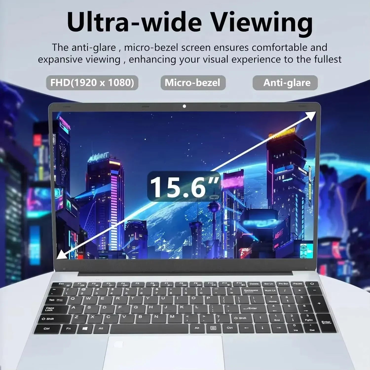 Windows 11 Pro 15.6" Laptop Computer Intel Celeron N4000 16GB DDR 1TB SSD Laptops Office Computer PC Fingerprint Unlock Notebook - FUN GUY WORLD FUN GUYS SHOP FUN GUY WORLD 14:350853;200000567:5969Intel Celeron N4000;200000605:20144103516GB RAM 1TB SSD;200007763:201336106  Silver Intel Celeron N4000 16GB RAM 1TB SSD|United States Windows 11 Pro 15.6" Laptop Computer Intel Celeron N4000 16GB DDR 1TB SSD Laptops Office Computer PC Fingerprint Unlock Notebook FUN GUYS SHOP FUN GUY WORLD