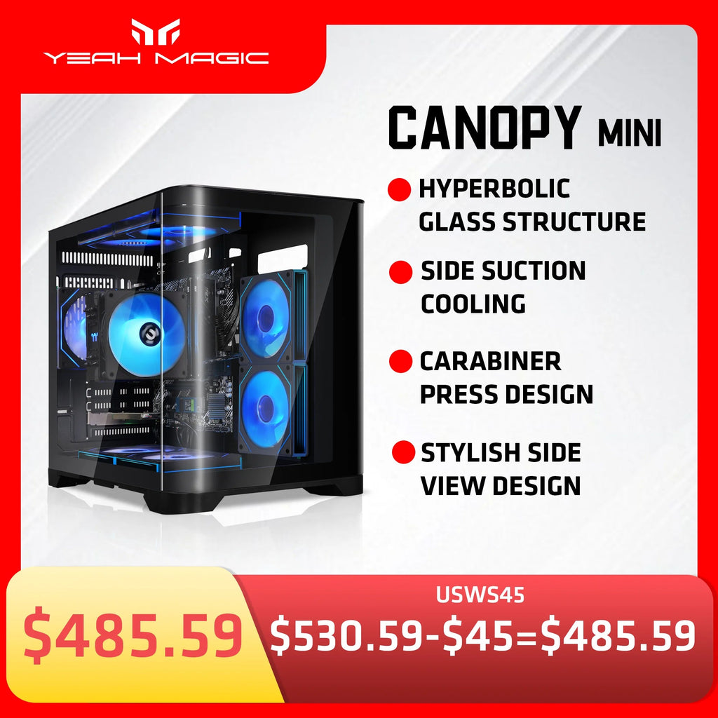 YEAH MAGIC Gaming Desktop AMD Ryzen 5 5600GT 3.9GHz 16GB(8G*2) DDR4 3200 1T NVME SSD ARGB 7 Fans Win 11 Home Gamer Desktop PC - FUN GUYS SHOP FUN GUYS SHOP FUN GUYS SHOP 200007763:201336106  United States YEAH MAGIC Gaming Desktop AMD Ryzen 5 5600GT 3.9GHz 16GB(8G*2) DDR4 3200 1T NVME SSD ARGB 7 Fans Win 11 Home Gamer Desktop PC