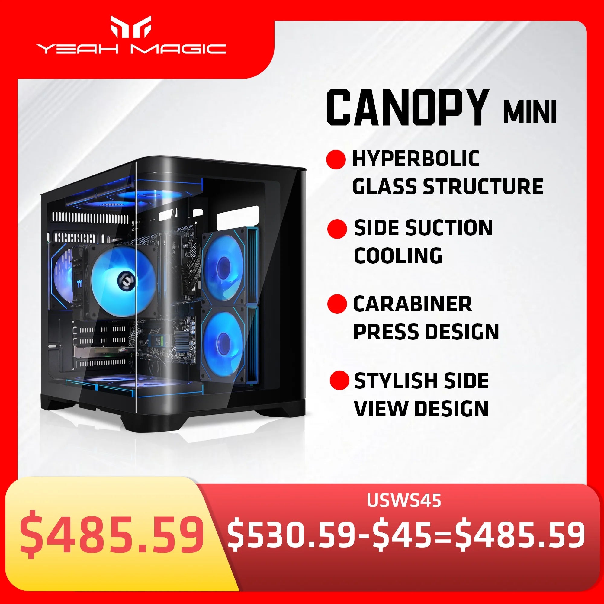 YEAH MAGIC Gaming Desktop AMD Ryzen 5 5600GT 3.9GHz 16GB(8G*2) DDR4 3200 1T NVME SSD ARGB 7 Fans Win 11 Home Gamer Desktop PC - FUN GUYS SHOP FUN GUYS SHOP FUN GUYS SHOP 200007763:201336106  United States YEAH MAGIC Gaming Desktop AMD Ryzen 5 5600GT 3.9GHz 16GB(8G*2) DDR4 3200 1T NVME SSD ARGB 7 Fans Win 11 Home Gamer Desktop PC