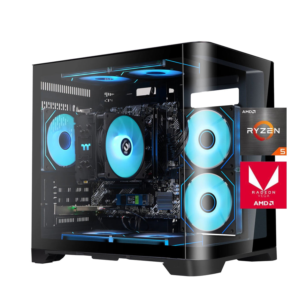 YEAH MAGIC Gaming Desktop AMD Ryzen 5 5600GT 3.9GHz 16GB(8G*2) DDR4 3200 1T NVME SSD ARGB 7 Fans Win 11 Home Gamer Desktop PC - FUN GUYS SHOP FUN GUYS SHOP FUN GUYS SHOP 200007763:201336106  United States YEAH MAGIC Gaming Desktop AMD Ryzen 5 5600GT 3.9GHz 16GB(8G*2) DDR4 3200 1T NVME SSD ARGB 7 Fans Win 11 Home Gamer Desktop PC